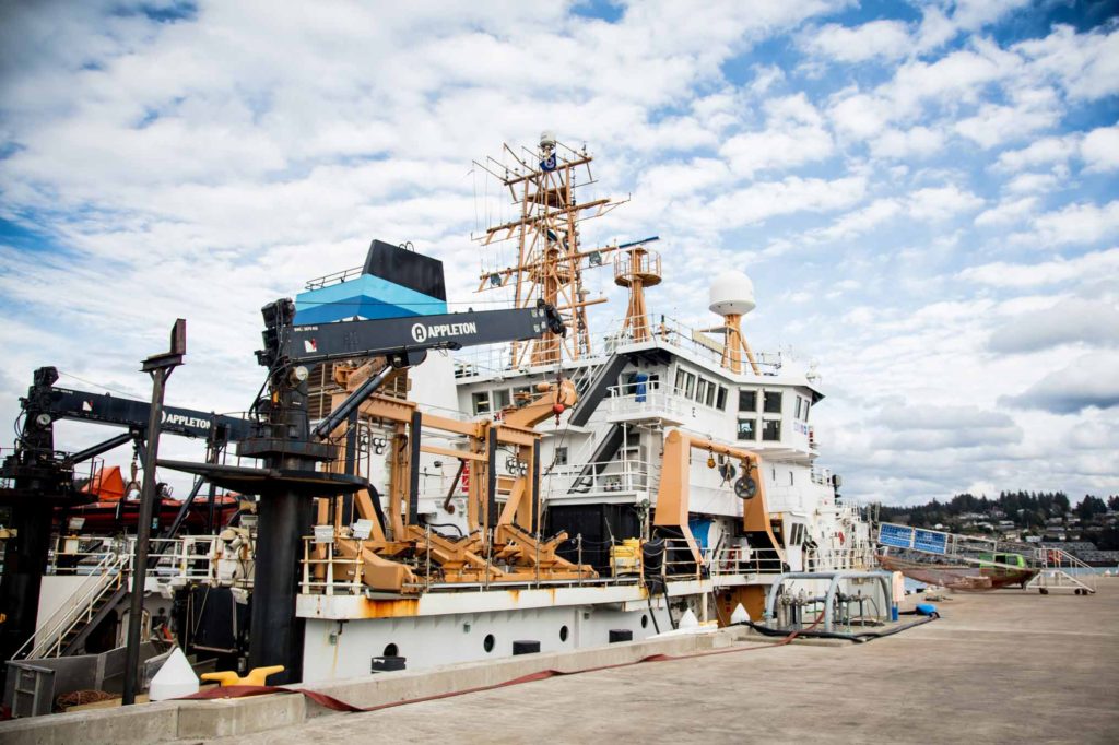 Vanport’s contract with NOAA for dockside repairs of the NOAA ship Oscar Dyson included the inspection and reinstatement of the ABS Cargo certificate.